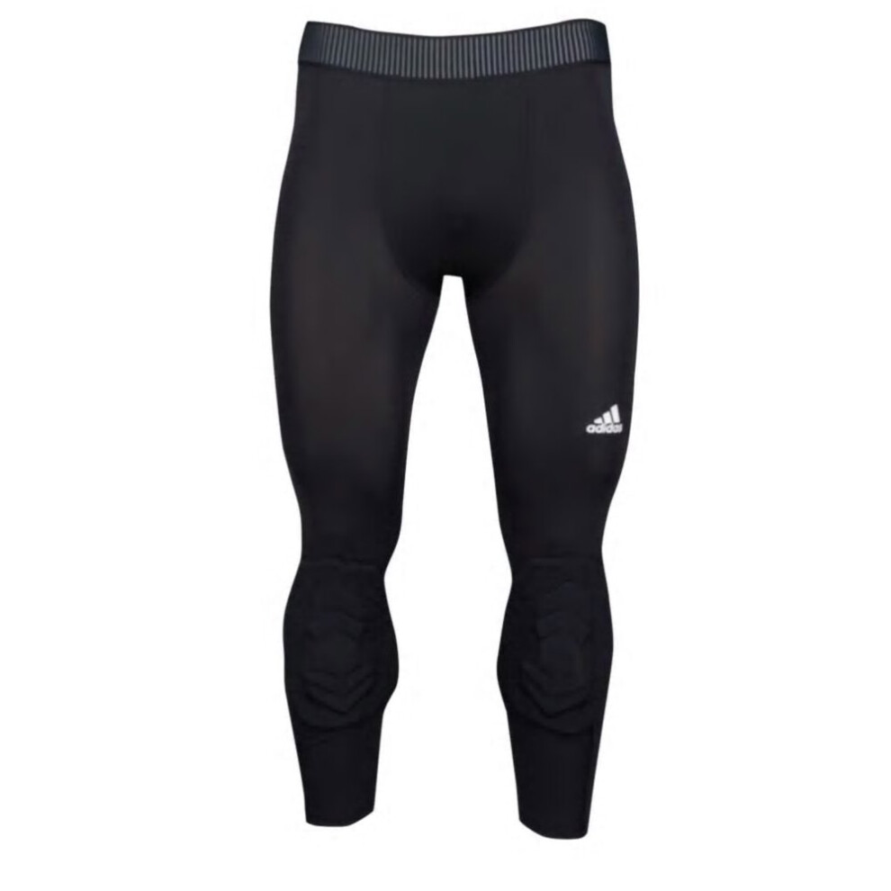 adidas Performance Men's Padded Three-Quarter Tights  Black  2XT