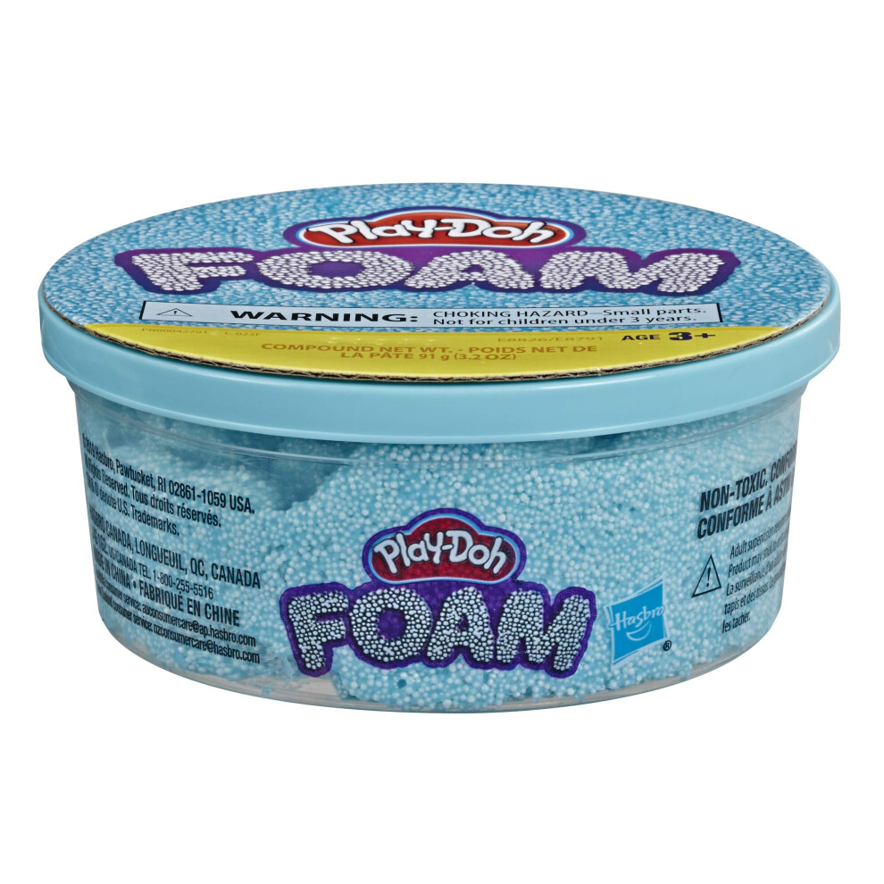 Play-Doh Foam Blue Single Can of Non-Toxic Modeling Foam for Kids 3 Ye