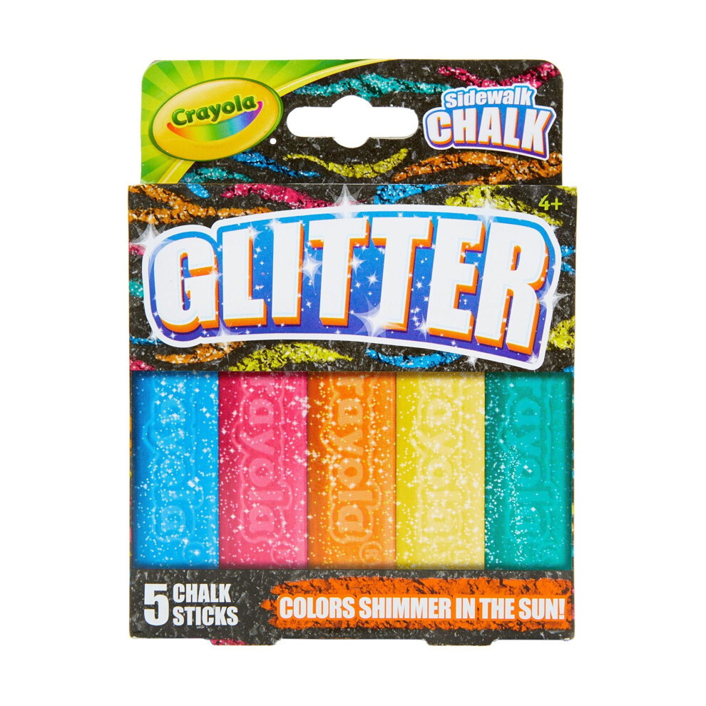 Crayola Glitter Chalk 5ct