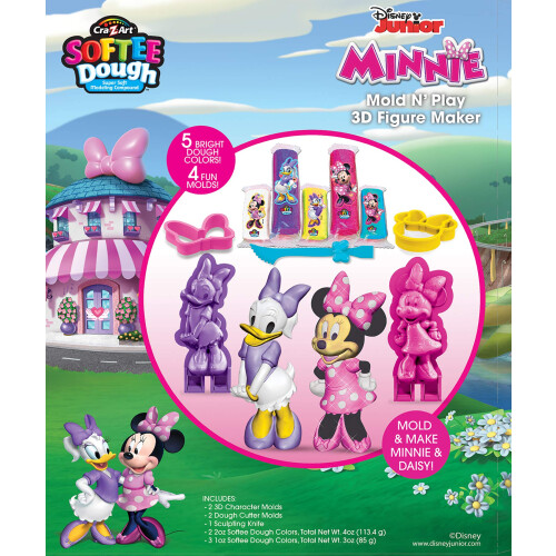 Disney Minnie Mouse Mold N' Play 3D Figure Maker Small 1