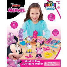 Disney Minnie Mouse Mold N' Play 3D-Figurenhersteller, klein