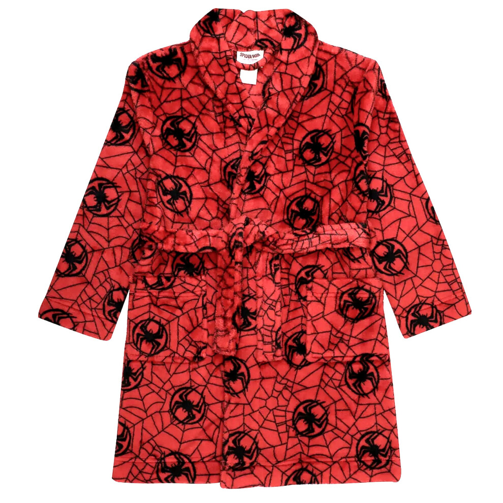 Marvel Spiderman Boys' Bathrobe Robe 4