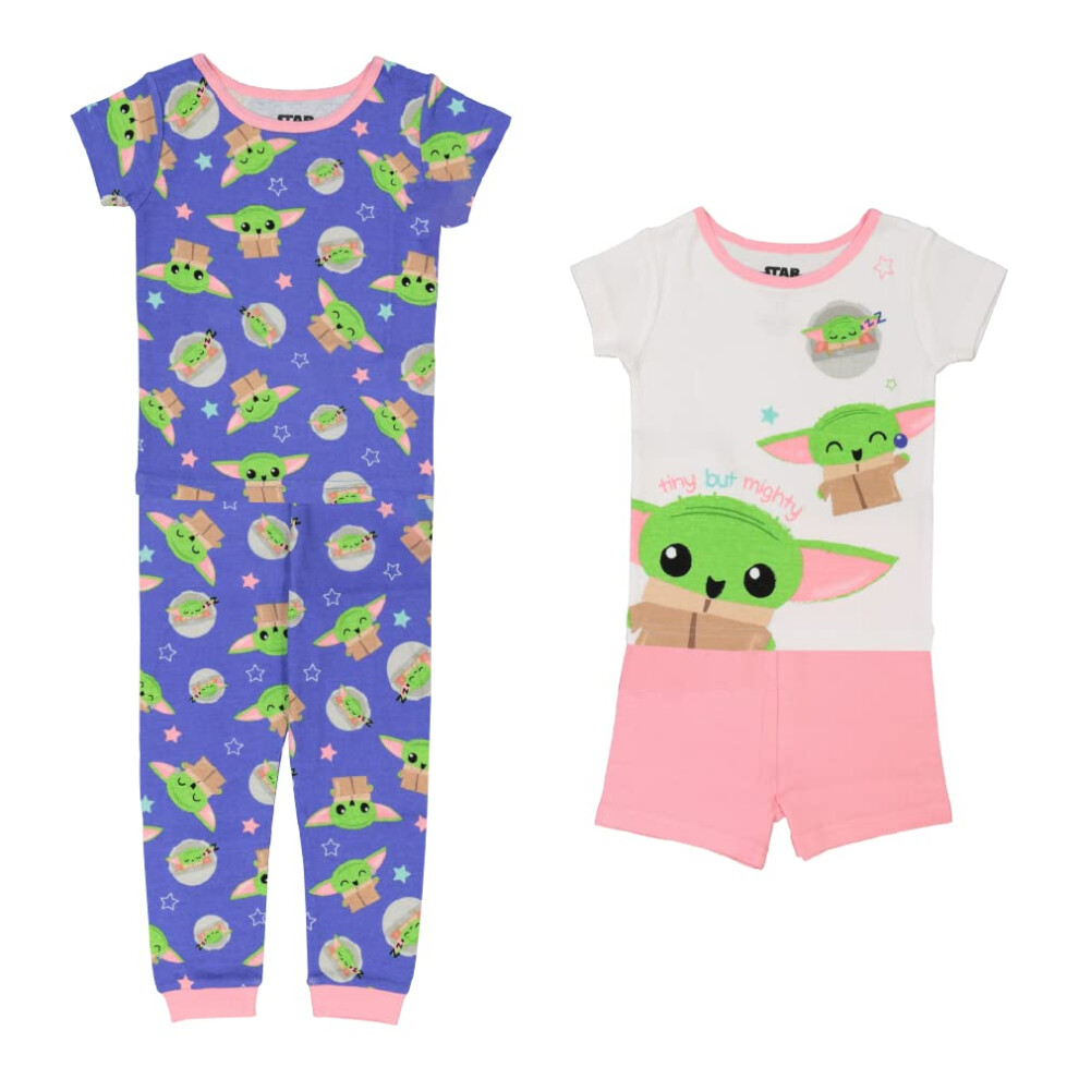 STAR WARS Kids Toddler 4-piece Snug-fit Cotton Pajama Set  Cute I Am