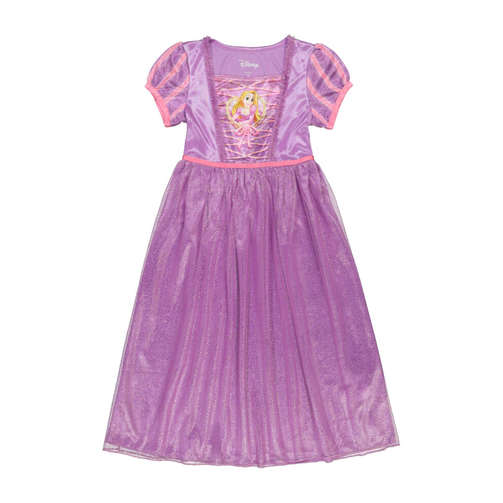 Disney Girls' Princess Fantasy Gown Nightgown  Rapunzel Shines 3  3T