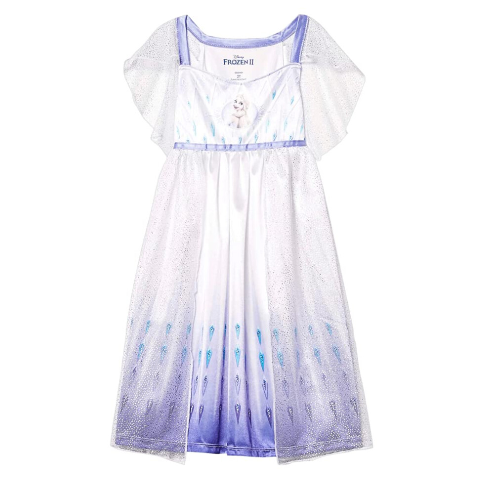 Disney Girls' Frozen 2 Fantasy Gown Nightgown  BEAUTIFUL EPILOGUE  6