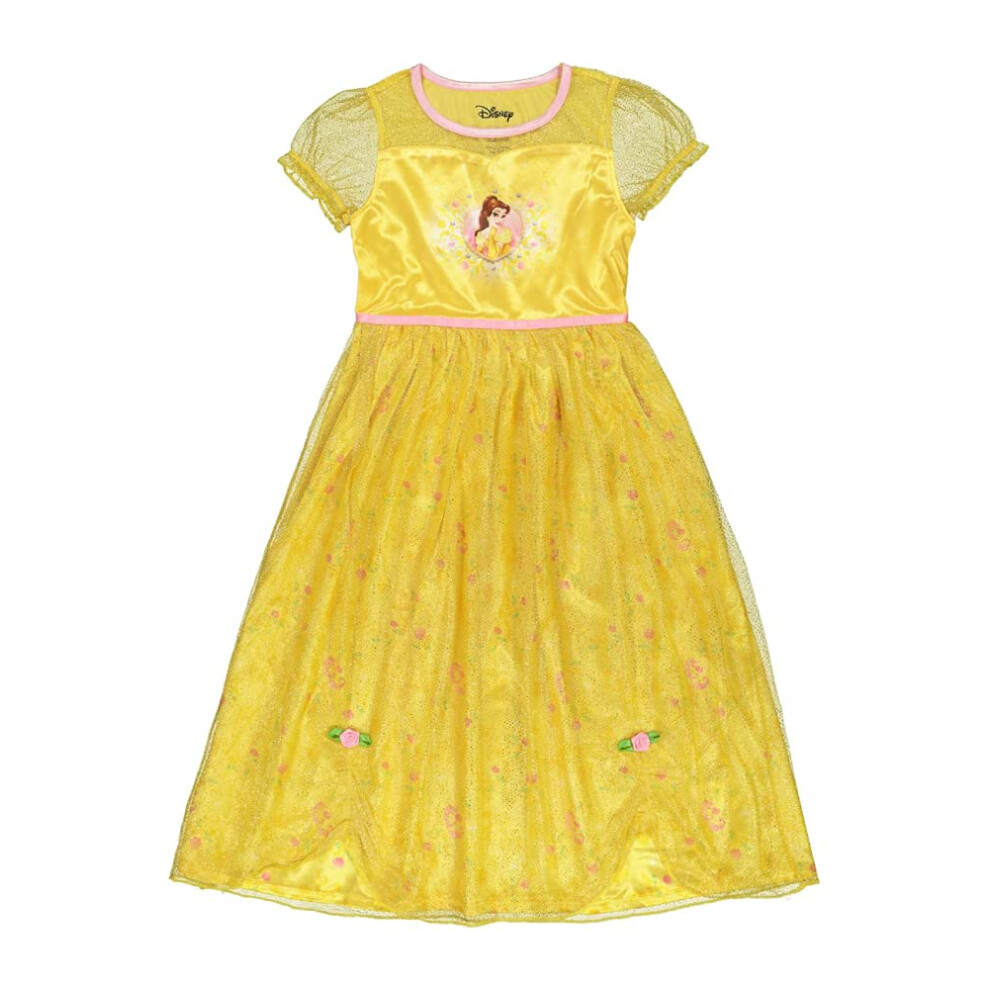 Disney Girls' Princess Fantasy Gown Nightgown  BELLE SHINES 3  4T