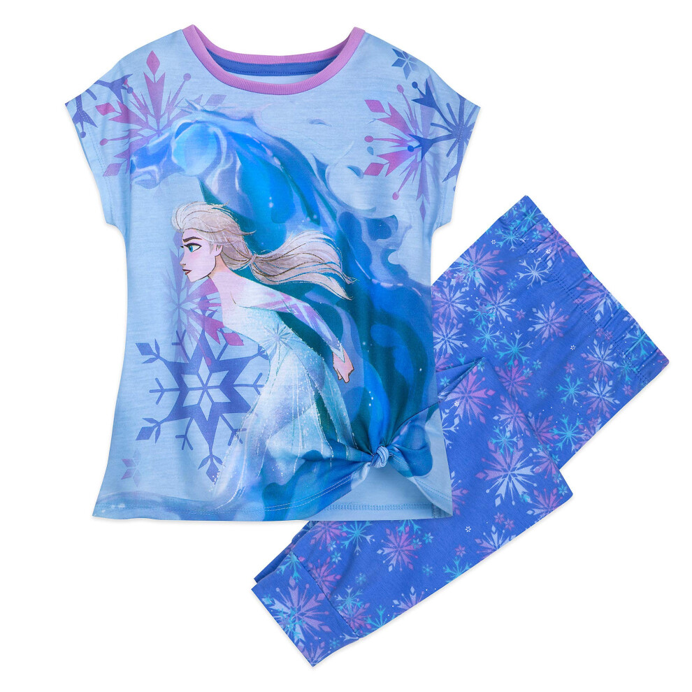 Disney Elsa Sleep Set for Girls - Frozen 2 - Size 4 Multicolored