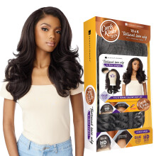 Sensationnel Kinky Edge 13x6 HD Lace Wig, 20in Blowout, Part Anywhere - KE136KBLO20-1B