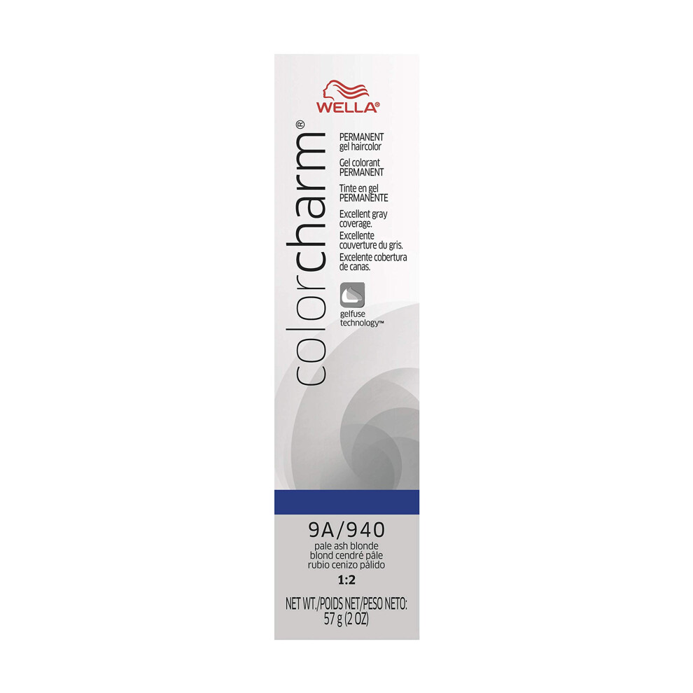 COLORCHARM Permanent Gel  Hair Color for Gray Coverage  9A Pale Ash Bl