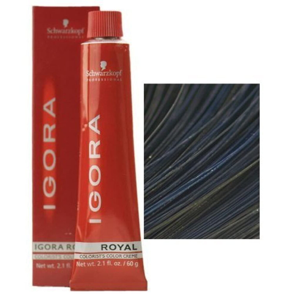 Schwarzkopf Professional Igora Royal Permanent Hair Color  1-1  Blue B