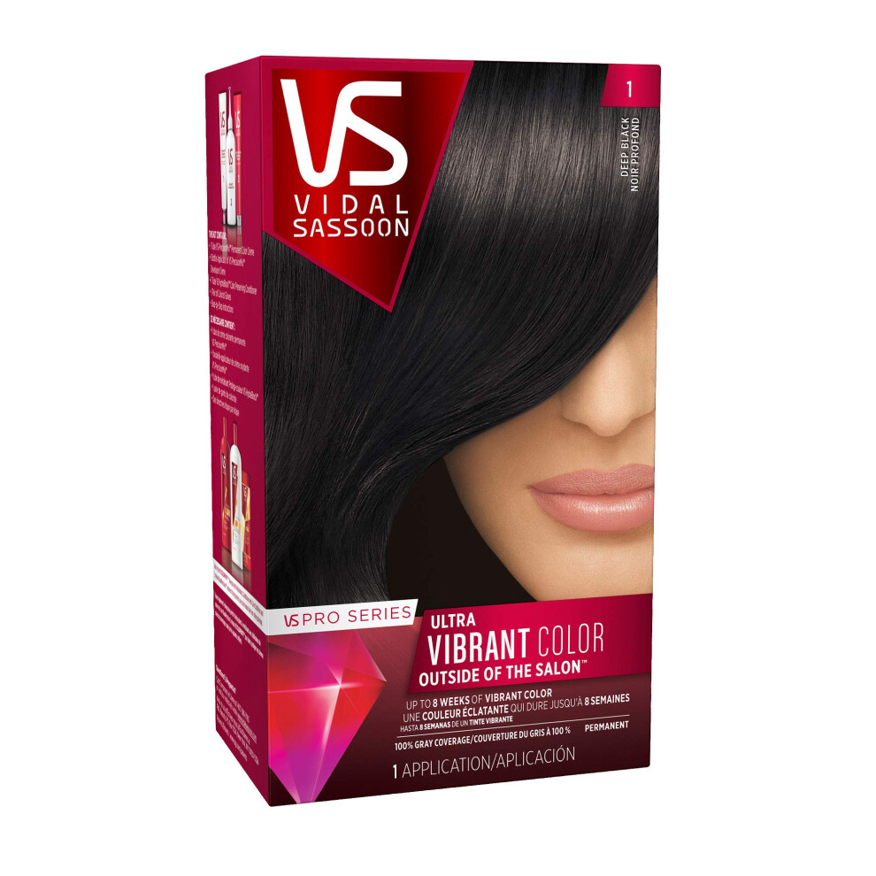 Clairol Vidal Sassoon Pro Series Hair Coloring Tools  1 Deep Black