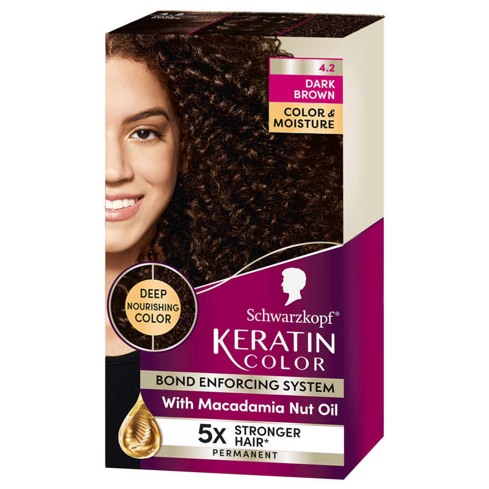 Schwarzkopf Keratin Color  Color & Moisture Permanent Hair Color Cream