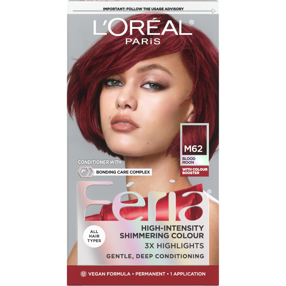 L'Oreal Paris Feria Midnight Bold Multi-Faceted Permanent Hair Dye  On