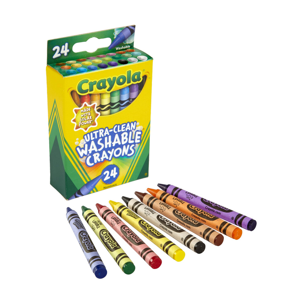 Crayola Washable Crayons  School Supplies  24 Count