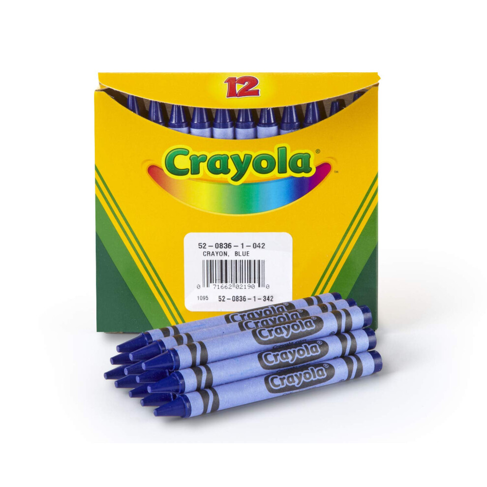 Crayola Crayons in Blue  Bulk Crayons  12 Count