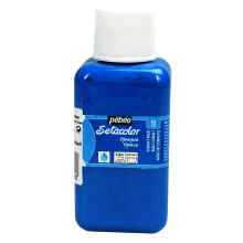 Peinture pour tissu - Pebeo - Setacolor Opaque - 250ml - Bleu cobalt - Haute qualité