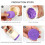 14 Pieces Bath Bomb Mold Kit Includes 2 Pieces Bath Bombs Press with 1 4
