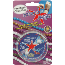 Pepperell SMF-1-5 0.7mm Stretch Magic Bead and Jewelry Cord 5m Clear
