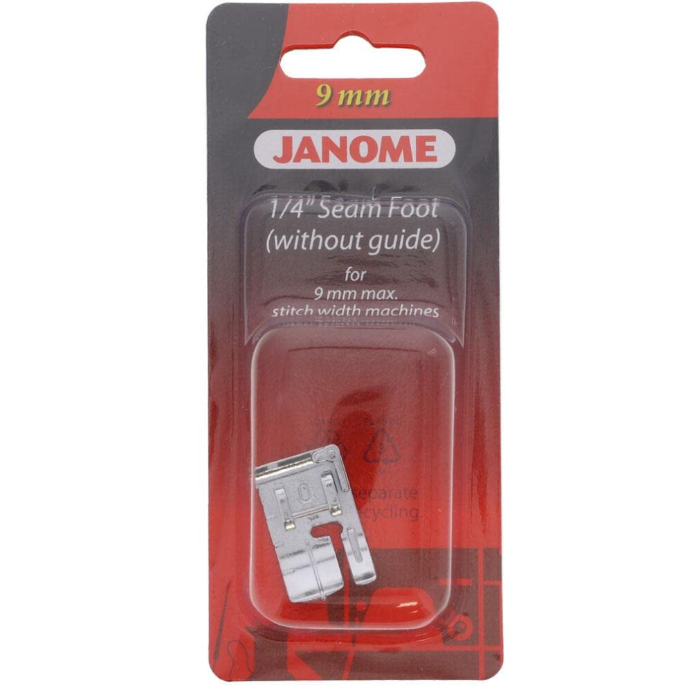 Janome  Inch Foot Without Guide for 9mm Machines