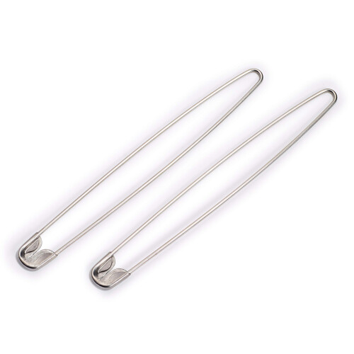 Prym Prym  Stainless Steel  2 PC Stitch Holders  135mm  Silver 2 Count 2