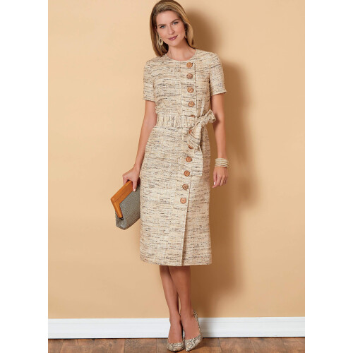 Butterick Butterick B6655E5 Εύκολα Ράψιμο Γυναικείες Σατέν και Ρούχα Σχέδια 14-22 1