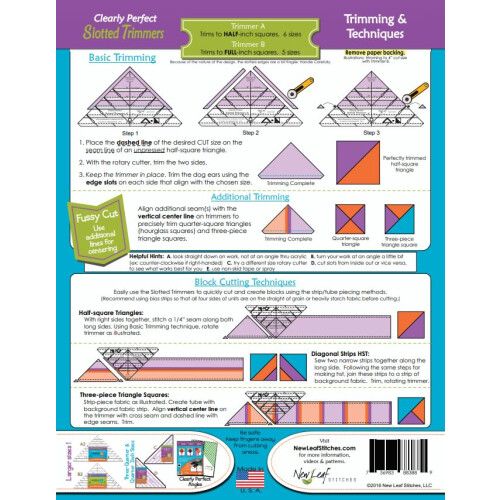 Διαφανείς Σχιστές Κόφτες από New Leaf Stitches - Εργαλείο Ραψίματος για Κοπή Υφάσματος 1