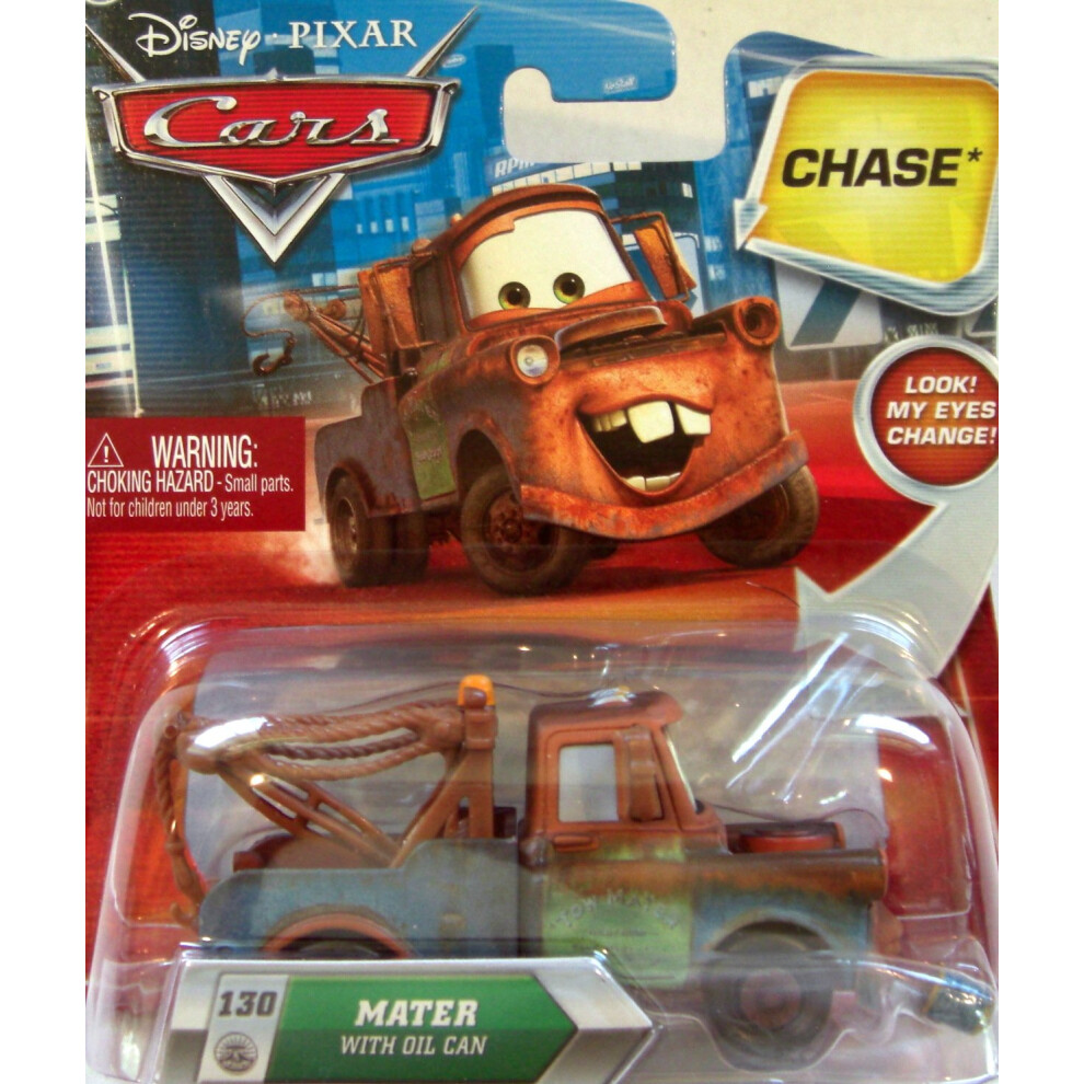 Disney / Pixar CARS TOON 155 Die Cast Car Mater with Oil Can Chase Pie