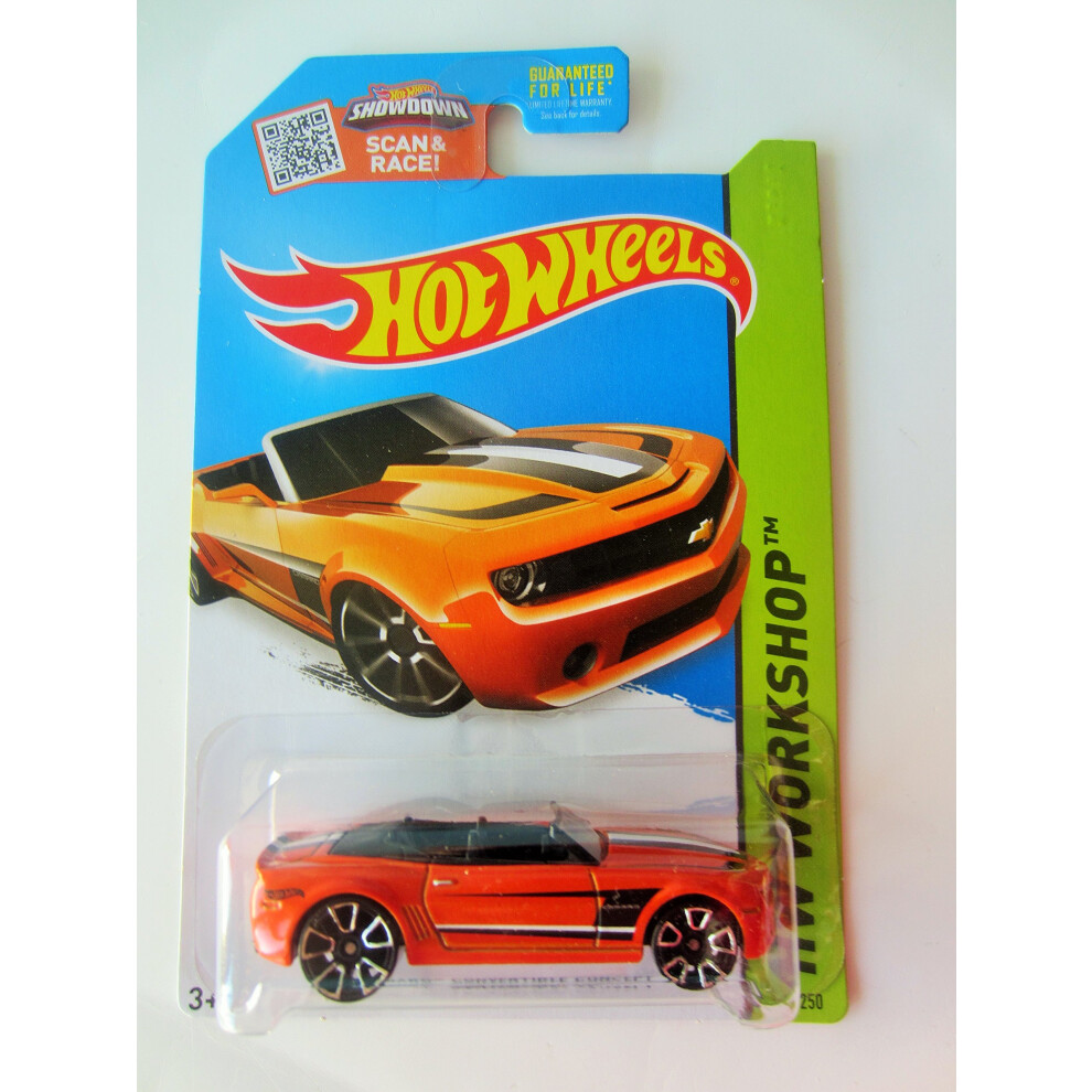 Hot Wheels 2015 HW Workshop Camaro Convertible Concept 246/250  Orange