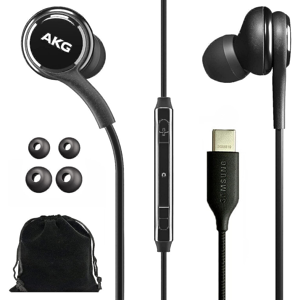 Photos - Headphones Samsung AKG Wired Earbuds Original USB Type C in-Ear Earbud  