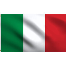DMSE Italy Italian National Green White Red Flag 2X3 Ft Foot 100% Polyester 100D Flag UV Resistant (2' X 3' Ft Foot)