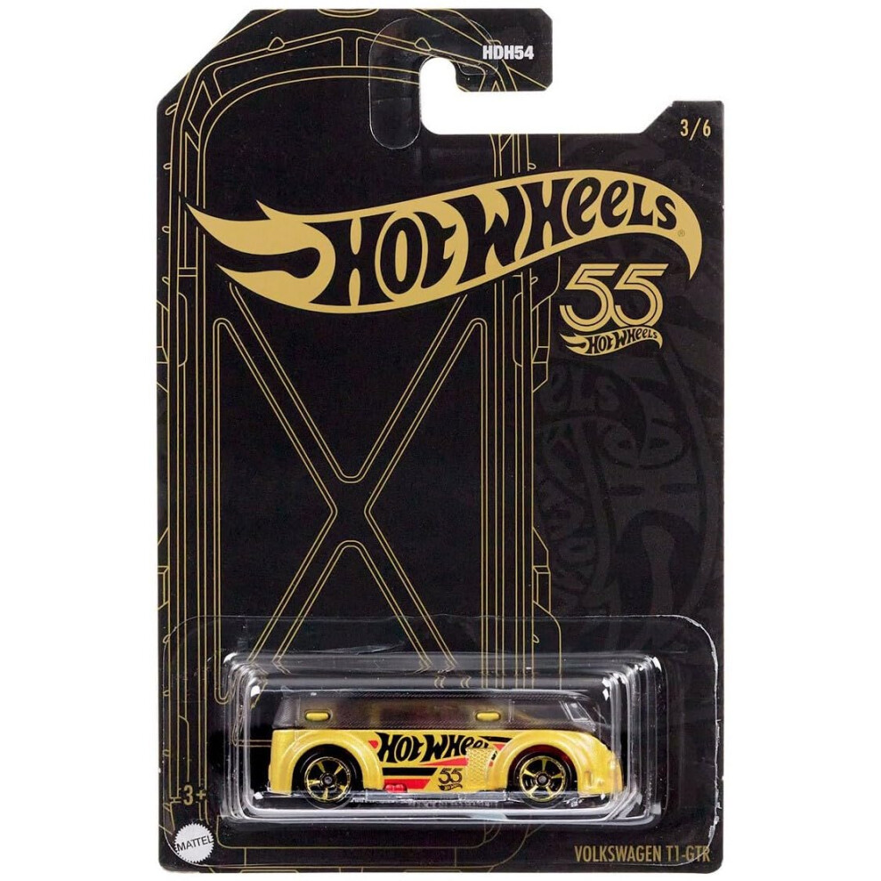 Hot Wheels Volkswagen T1 GTR  55th Anniversary Peal & Chrome Chase