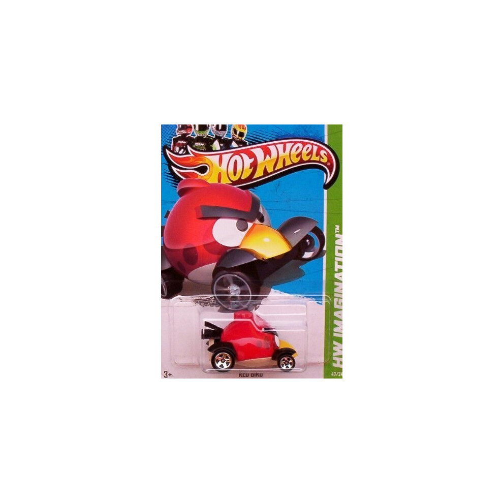 2012 Hot Wheels Hw Imagination Angry Birds - Red Bird