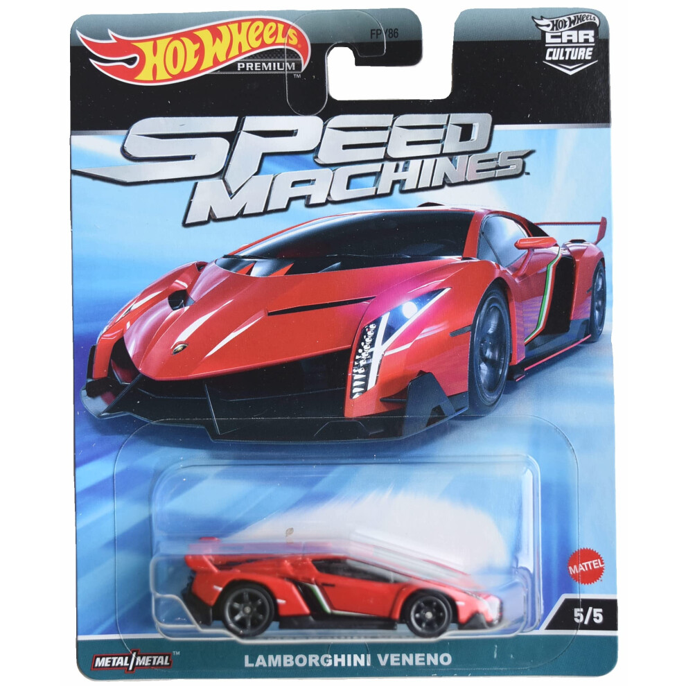 Hot Wheels Lamborghini Veneno  Speed Machines Car Culture 5/5 (HKC41)