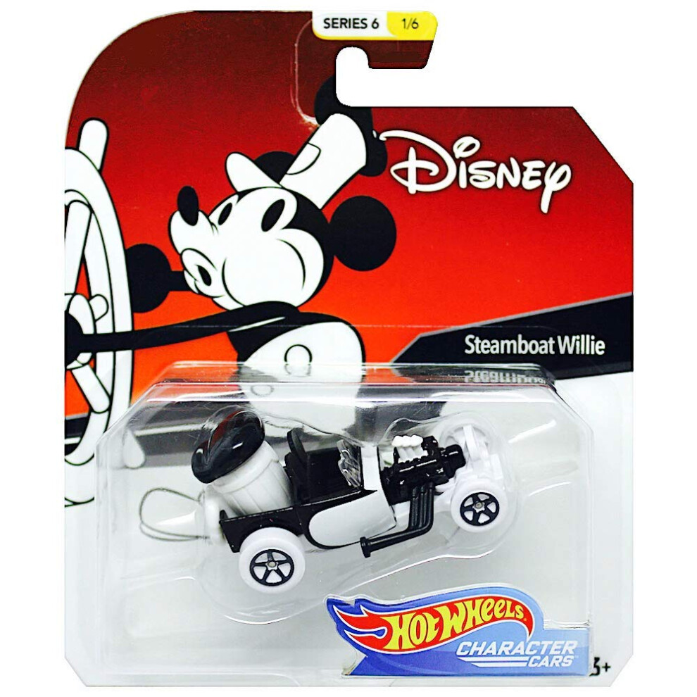 Disney Hot Wheels Steamboat Willie Character Car  Series 6  1:64 Scale