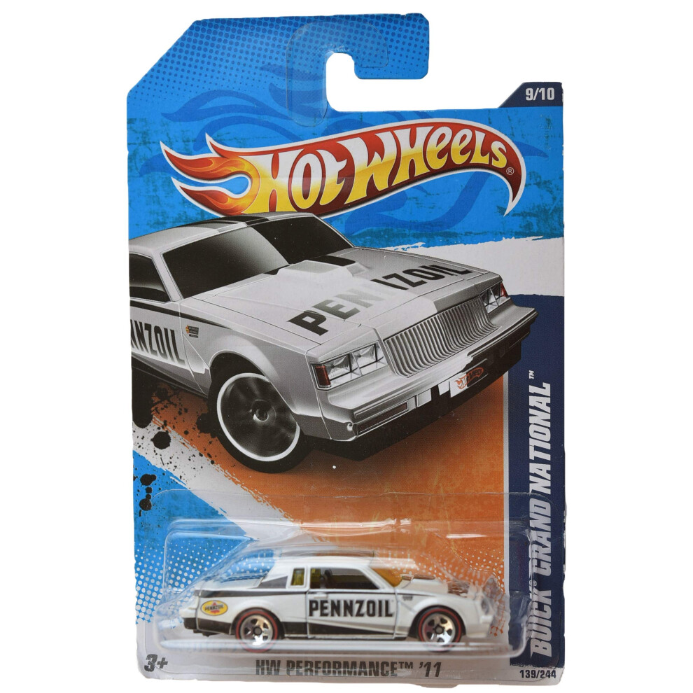 Hot Wheels 2011 Performance 9/10 [White] Grand National 139/244 Redlin