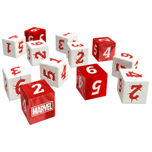 Marvel Multiverse Rollspel Heroic Tärningsset Akryl för Immersiv Upplevelse 2