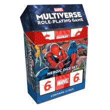 Marvel Multiverse Rollenspel Heroïsche DICE Set Acryl Dice voor Een Indringende Ervaring