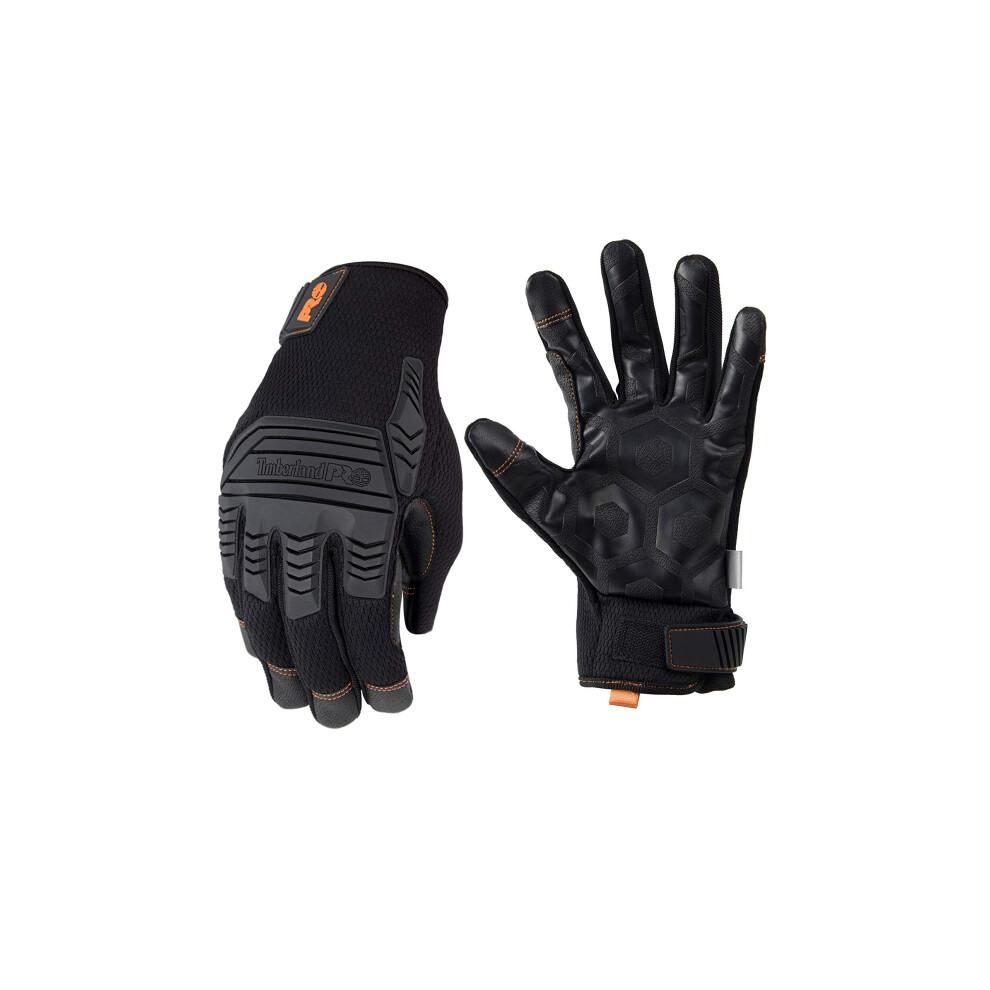 Timberland PRO Men's Work Glove with PU Palm  Black  Large