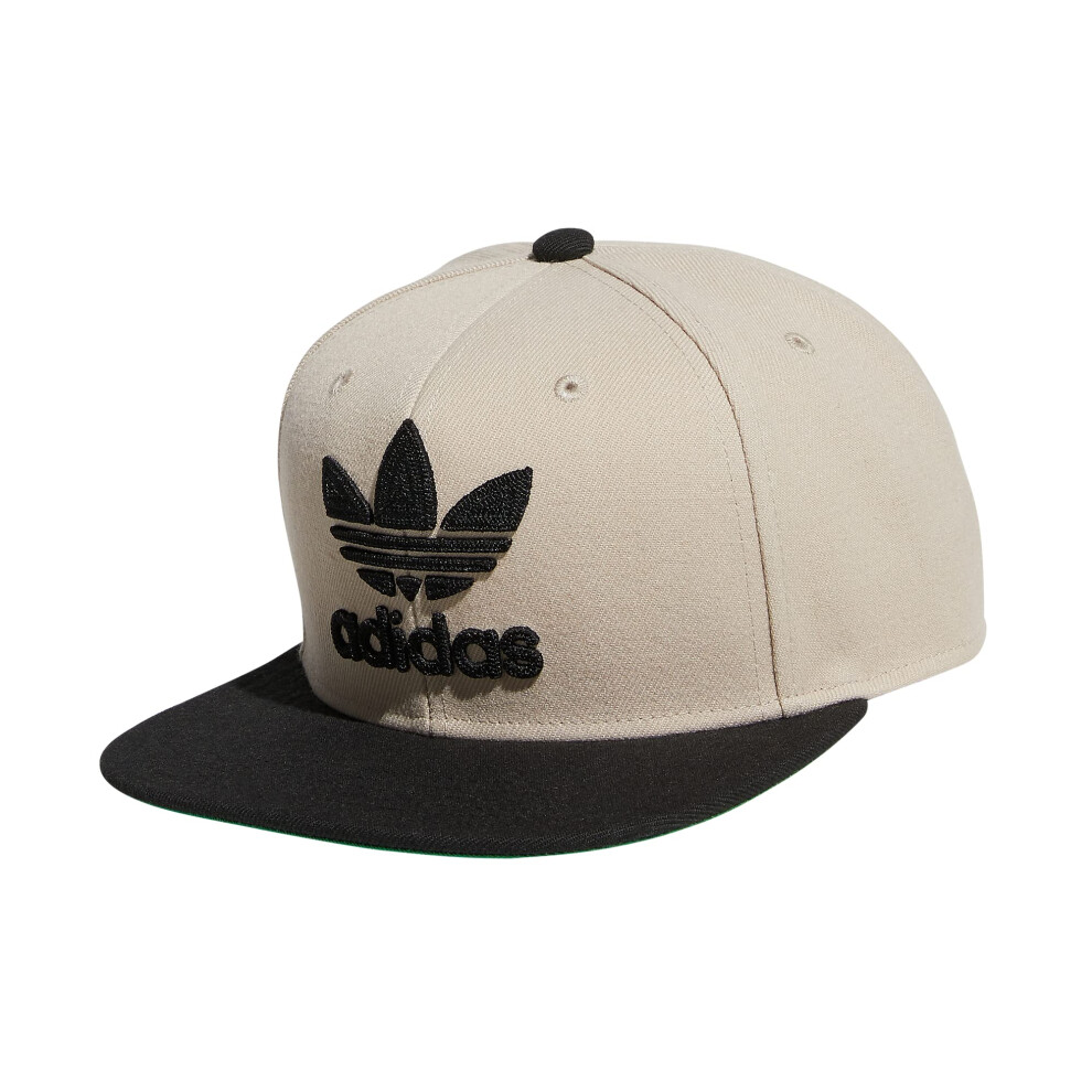 adidas Originals Men's Trefoil Chain Flatbrim Snapback Cap  Wonder Bei