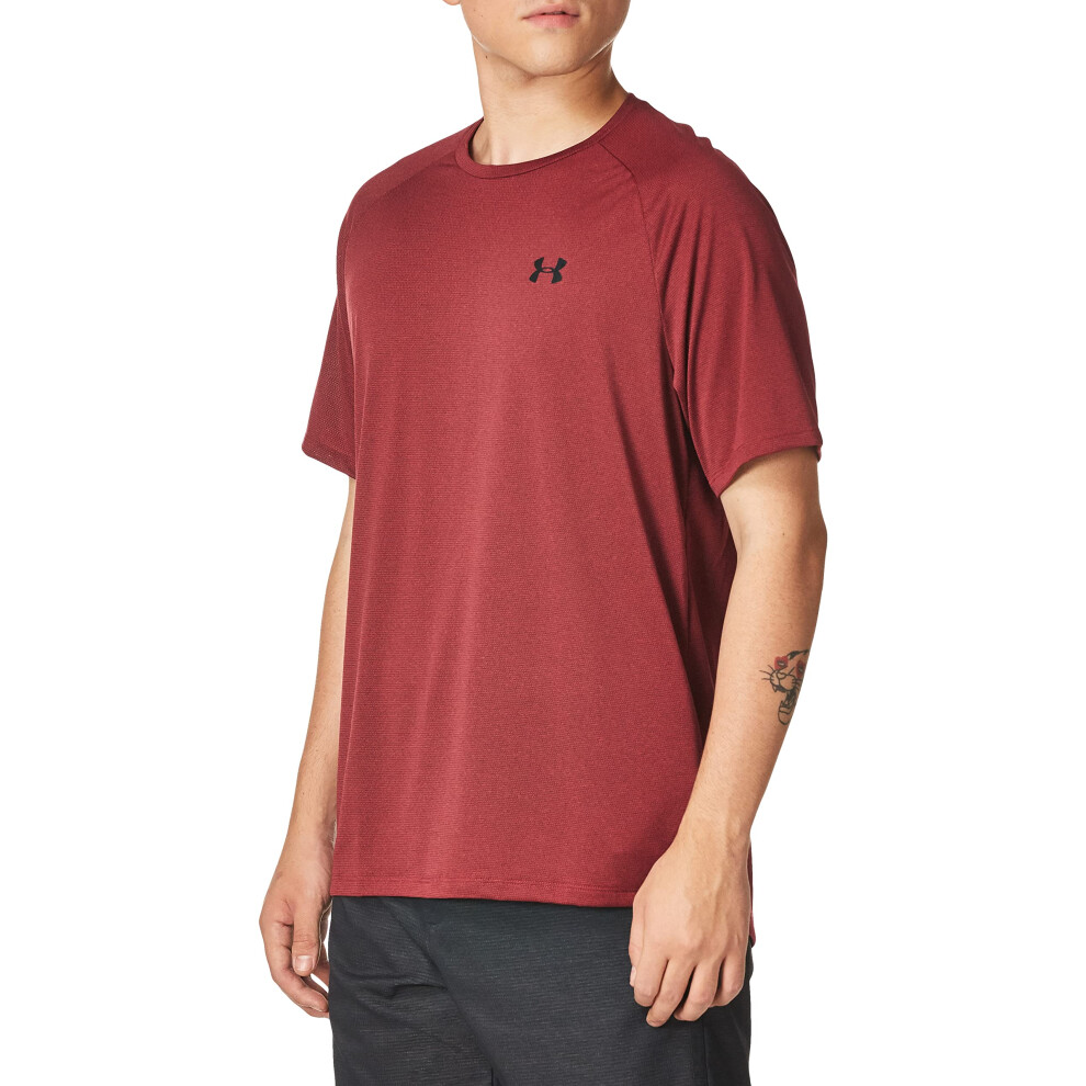 Under Armour mens Tech 2.0 Novelty Short-Sleeve T-Shirt  Black Rose (6