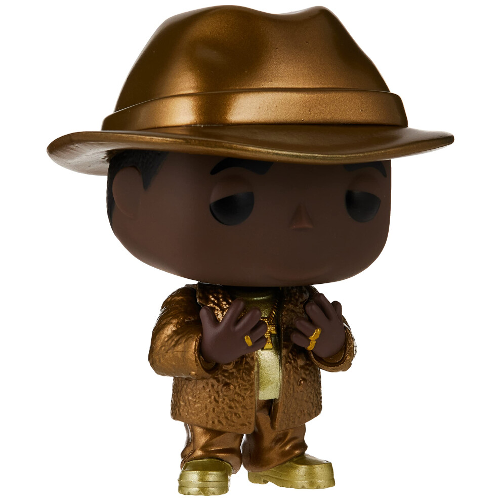 Notorious B.I.G. with Fedora (Gold Glitter Suit)