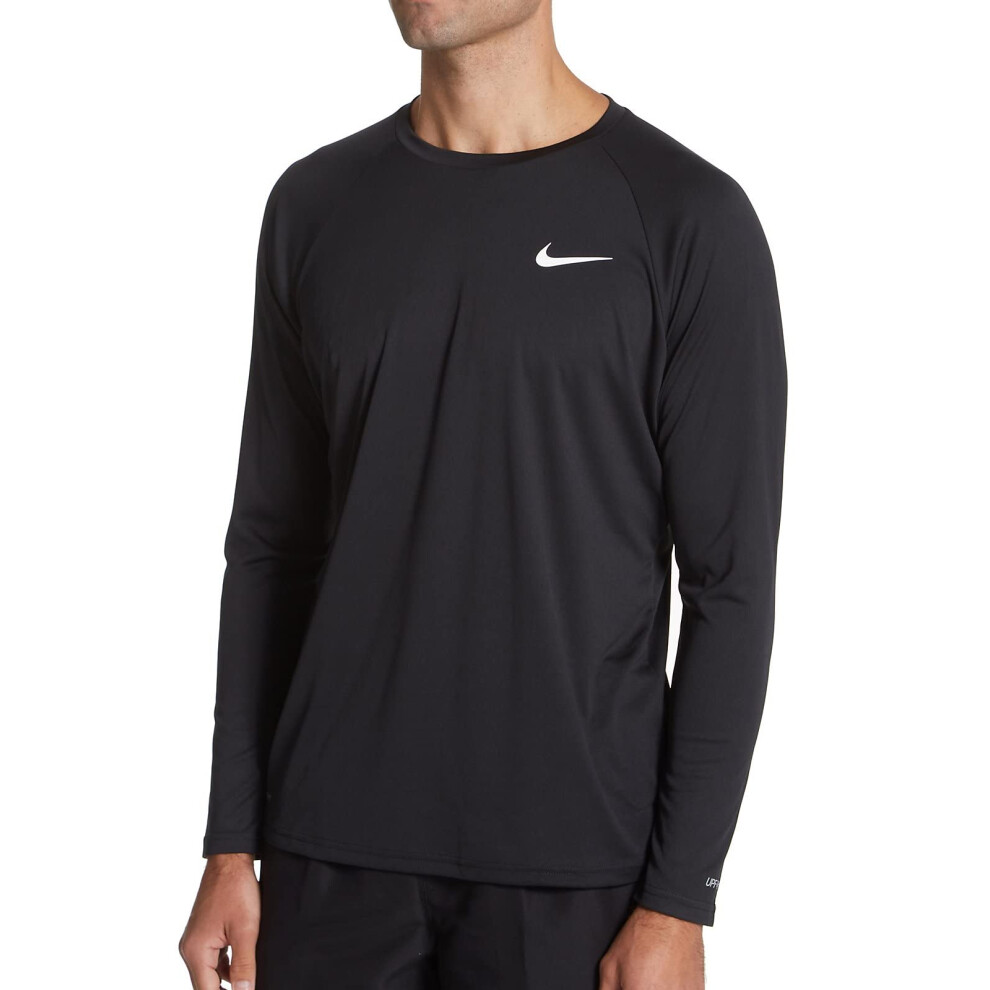 Nike Essential Long Sleeve Hydroguard Black Large