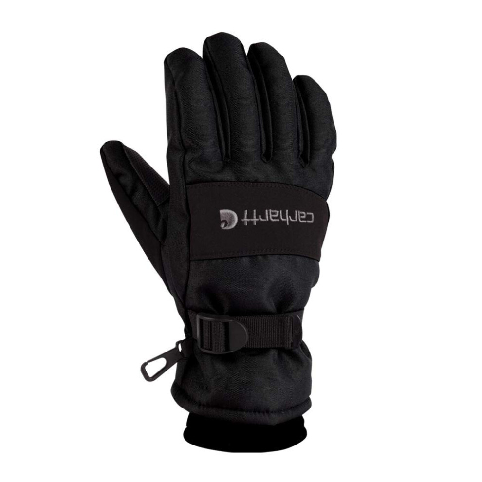 Carhartt Men's WP Waterproof Insulated Glove  Black  Medium