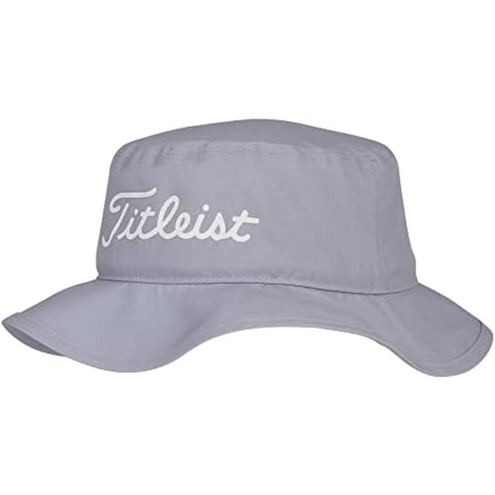 Titleist Breezer Bucket Golf Hat Grey/White One Size Fits Most