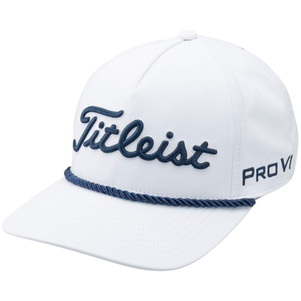 Titleist Tour Rope Golf Hat White/Navy One Size Fits Most