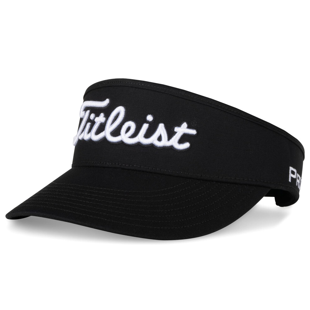 Titleist Men's Tour Visor Black/White