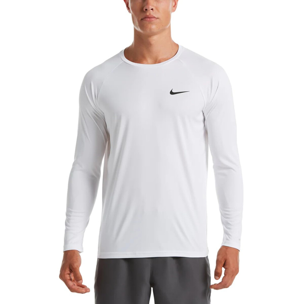 Nike Essential Long Sleeve Hydroguard White XL