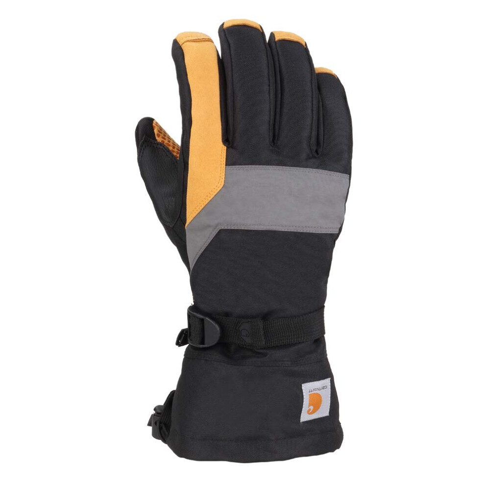 Carhartt mens Pipeline 2018 Cold Weather Gloves  Black/Dark Grey/Barle