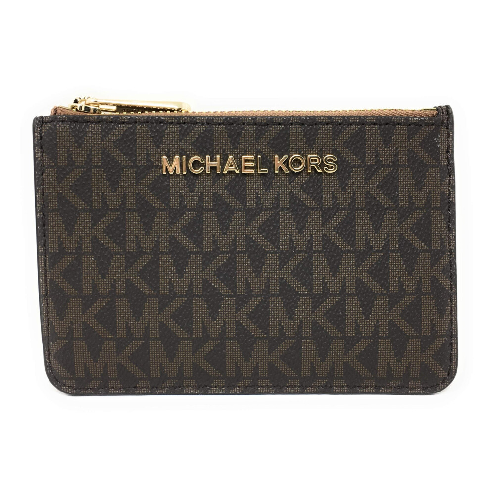 Michael Kors Jet Set Travel Small Top Zip Coin Pouch with ID Holder -