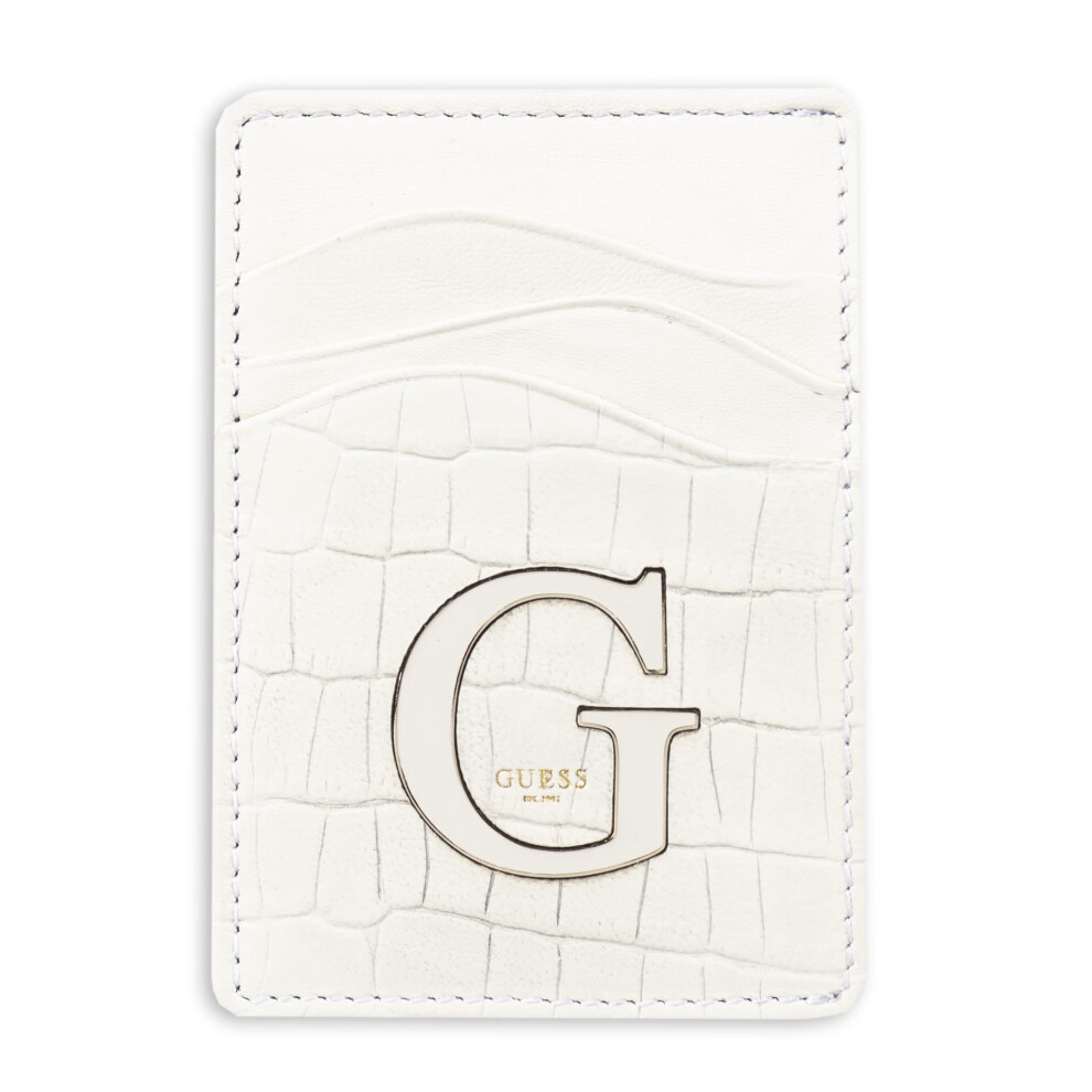 Guess Men's RFID Cardcase Wallet  Bone  One Size